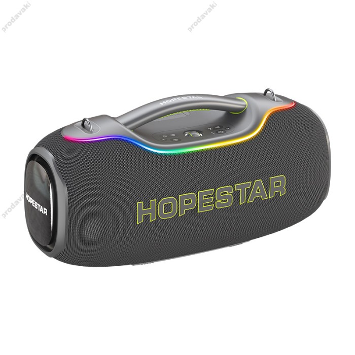 Портативна колонка Bluetooth Hopestar A80 ULTRA з мікрофоном 650W Grey